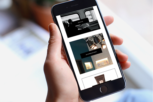 Il Esthétique site web mobile