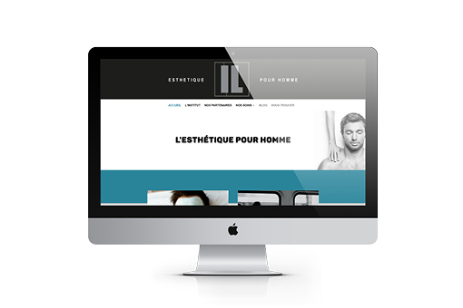 IL Esthétique site internet accueil
