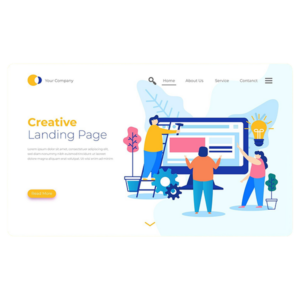landing page