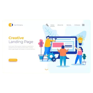 landing page