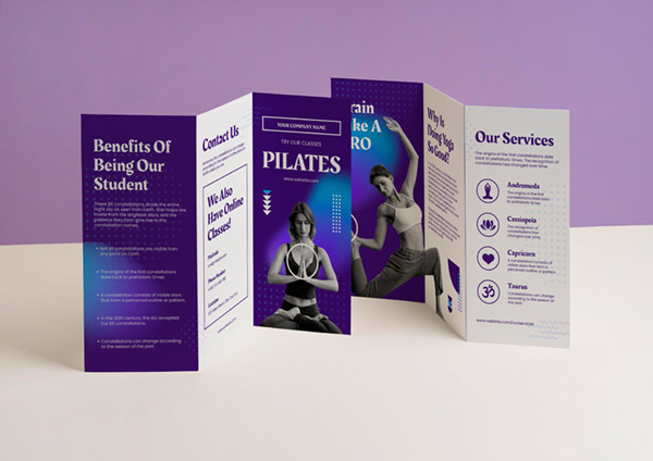 depliant Design graphique dépliant